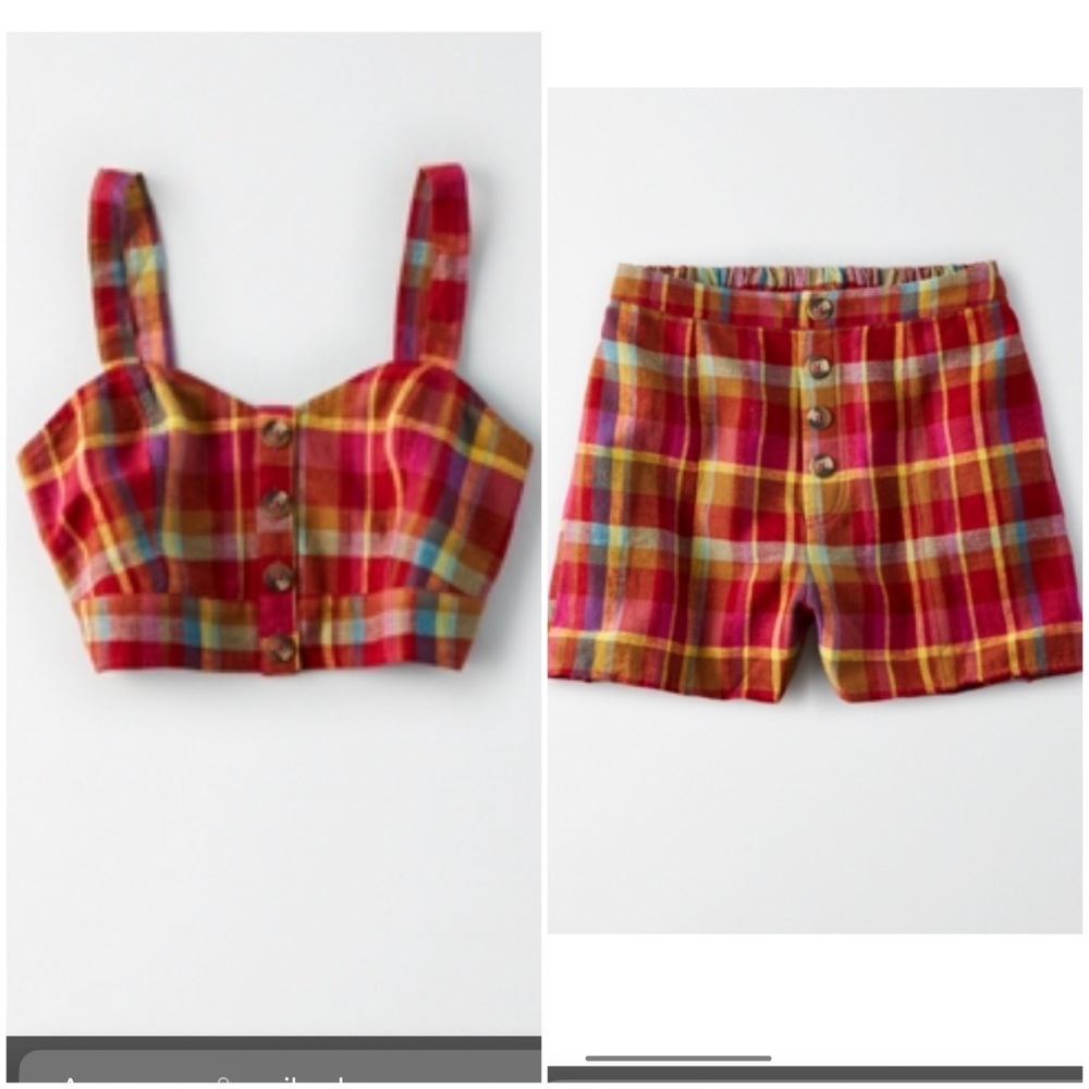 American eagle fit matching top and bottom both large